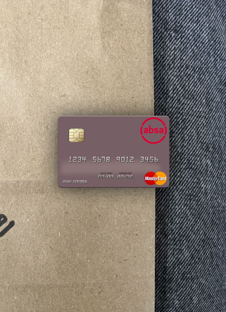 Download South Africa Absa Group Limited mastercard photolook front Photoshop template